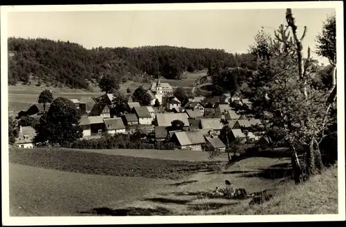 Ak Obertrubach Fränkische Schweiz, Teilansicht