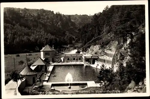 Ak Pottenstein im Kreis Bayreuth Oberfranken, Kurbad im Weihersbachtale