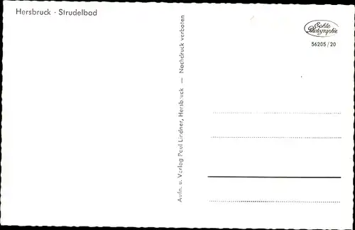 Ak Hersbruck in Mittelfranken, Strudelbad