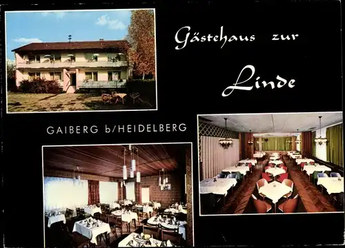 Ak Gaiberg Baden Württemberg, Gasthof zur Linde