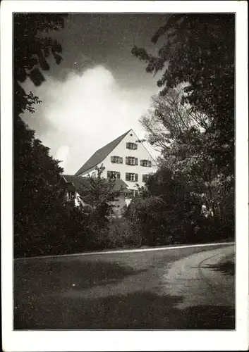 Ak Gaienhofen am Bodensee, Teilansicht vom Schloss, D. L. E. H. für Mädchen