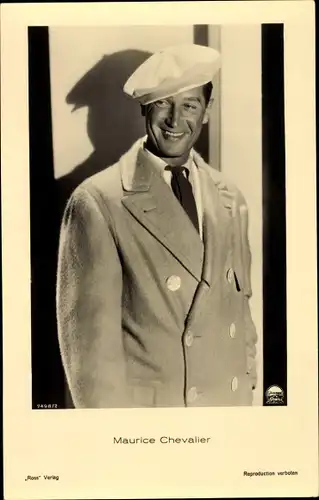 Ak Schauspieler Maurice Chevalier, Portrait