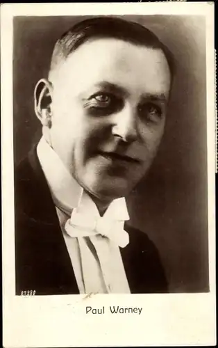 Ak Schauspieler Paul Warney, Portrait