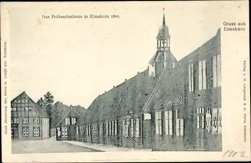 Ak Elmshorn in Holstein, Präbendenhaus