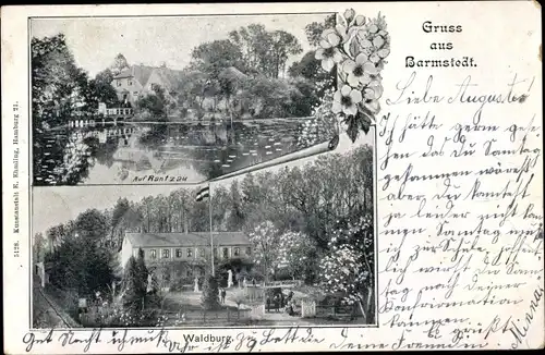Ak Barmstedt in Schleswig Holstein, Auf Rantzau, Hotel zur Waldburg