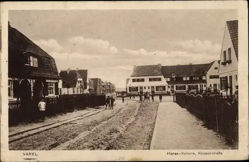 Ak Varel am Jadebusen, Hansa Kolonie, Koppenstraße