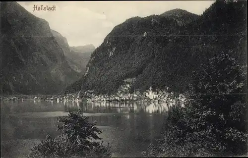 Ak Hallstatt in Oberösterreich, Gesamtansicht