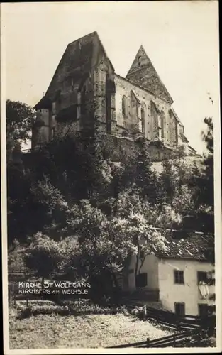 Ak Kirchberg am Wechsel in Niederösterreich, Kirche St. Wolfgang