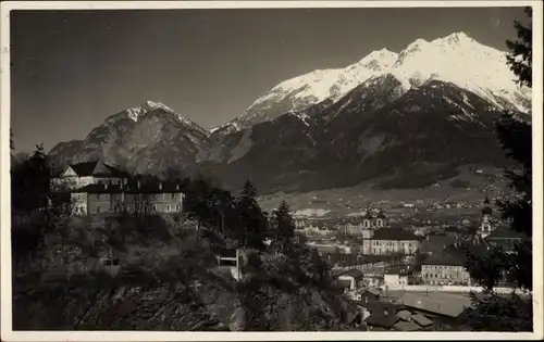 Foto Ak Innsbruck in Tirol, Gesamtansicht, Berg Isel