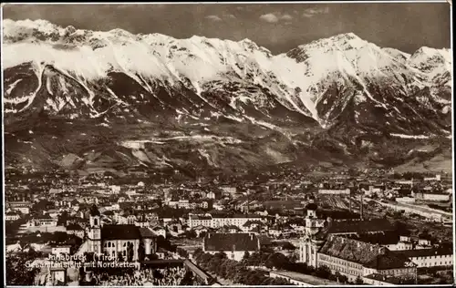 Ak Innsbruck in Tirol, Gesamtansicht, Nordketten