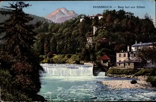 Ak Innsbruck in Tirol, Berg Isel, Sillfall