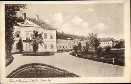 Ak Baden in Niederösterreich, Mittelstandssanatorium Sauerhof