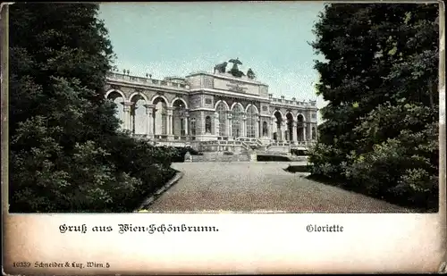 Ak Wien 13. Hietzing, Schönbrunn, Gloriette