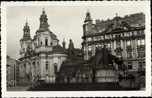 Ak Praha Prag Tschechien, Husdenkmal auf dem Altstäter Ring