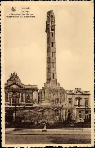 Ak Louvain Leuven Flämisch Brabant, Le Monument des Martyrs
