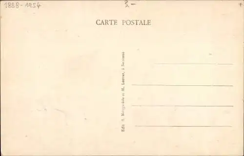 Ak Hurtebise Aisne, Chemin des Dames, Monument