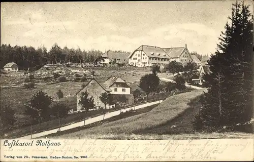 Ak Rothaus Grafenhausen im Schwarzwald, Teilansicht