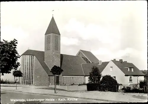 Ak Walsrode in der Lüneburger Heide, Kath. Kirche