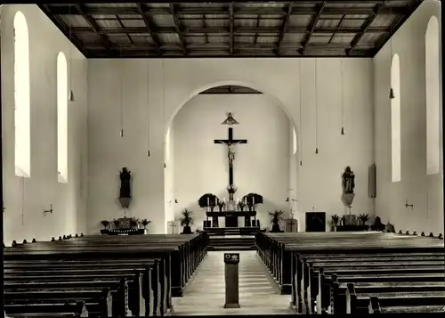 Ak Zell am Harmersbach Schwarzwald Baden, Stadtpfarrkirche, Inneres