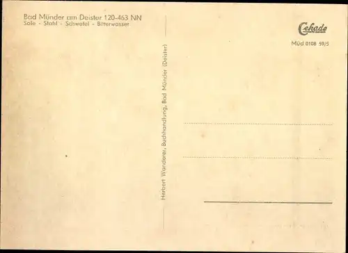 Ak Bad Münder am Deister, Haus Deisterhort, Gesamtansicht, Speisesaal, Aufenthaltsraum