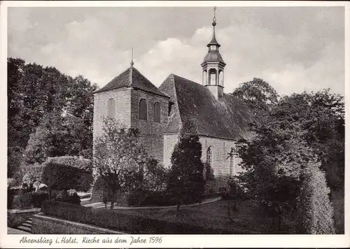 Ak Ahrensburg in Holstein, Kirche aus d. Jahre 1596