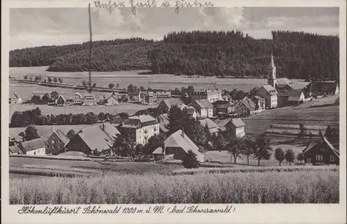 Ak Schönwald im Schwarzwald, Gesamtansicht