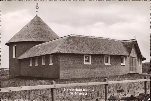 Ak Insel Baltrum in Ostfriesland, St. Nikolaus