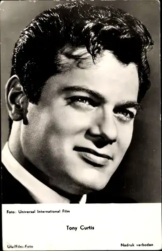 Ak Schauspieler Tony Curtis, Portrait