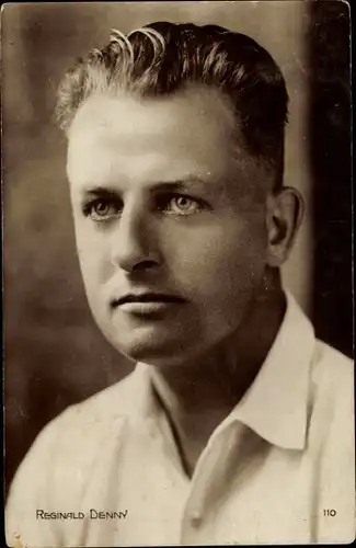 Ak Schauspieler Reginald Denny, Portrait