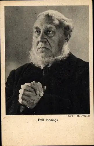 Ak Schauspieler Emil Jannings, Portrait