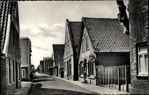 Ak Altenbruch Cuxhaven in Niedersachsen, Lange Straße