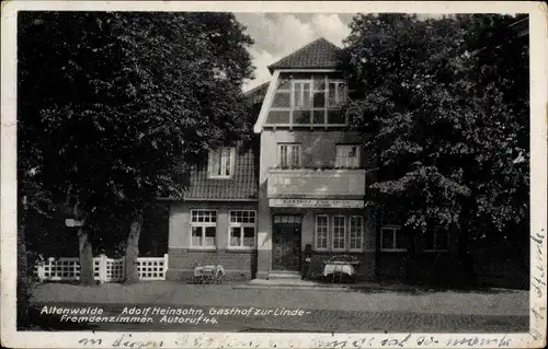 Ak Altenwalde Cuxhaven in Niedersachsen, Gasthof zur Linde