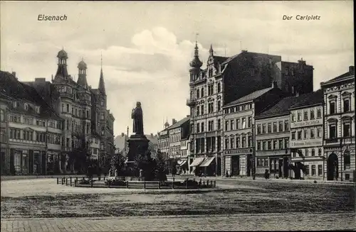 Ak Lutherstadt Eisenach in Thüringen, Carlplatz