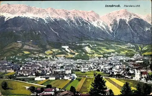 Ak Innsbruck in Tirol, Nordansicht