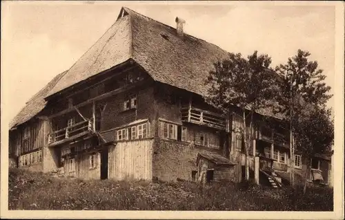 Foto Ak Friedrichsdorf Eberbach im Odenwald, Gebäude, 04.09.1918