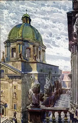 Künstler Ak Setelik, J., Praha Prag Tschechien, Kreuzherrenkloster