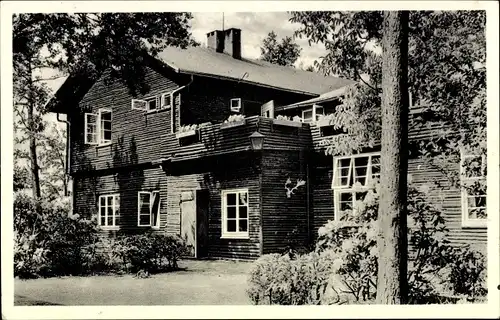 Ak Ahlhorn Großenkneten, Ev. Jugendheim, Blockhaus