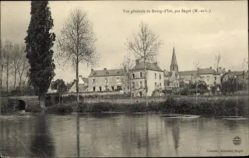 Ak Bourg d'Ire Maine-et-Loire, Vue generale