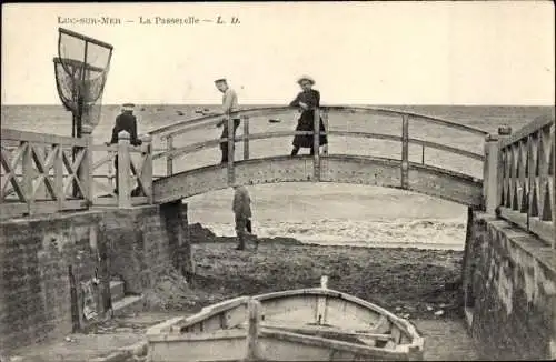 Ak Luc sur Mer Calvados, La Passerelle