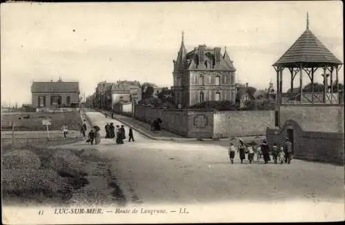 Ak Luc sur Mer Calvados, Route de Langrune