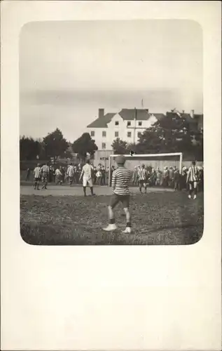 Foto Ak Fußballspiel, Sportplatz