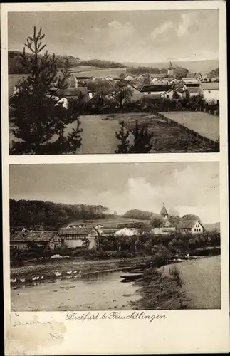 Ak Dietfurt Treuchtlingen in Mittelfranken, Panorama, Altmühl