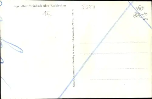 Ak Euskirchen Nordrhein Westfalen, Jugendhof Steinbach