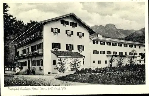 Ak Bad Feilnbach in Oberbayern, Moorbad Kurheim Hotel Diem