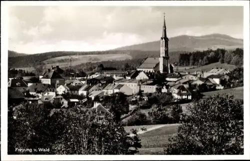 Ak Freyung im Bayerischen Wald, Panorama, Kirche