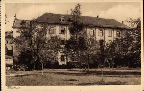 Ak Himmelkron in Oberfranken, Industrieschule, Westseite