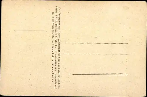 Ak Schauspieler Albert Matterstock, Portrait