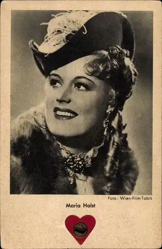 Ak Schauspielerin Maria Holst, Portrait