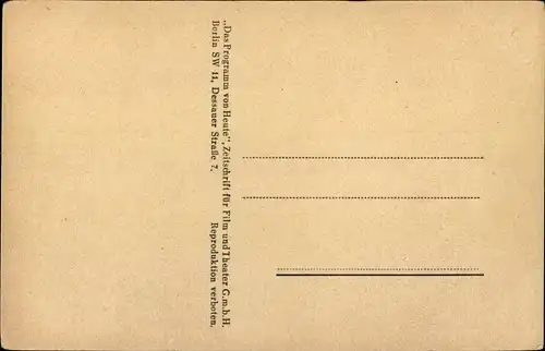 Ak Schauspieler Albrecht Schoenhals, Portrait