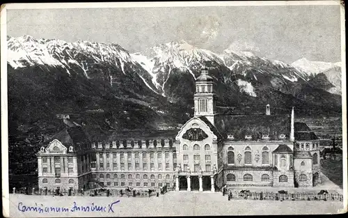 Ak Innsbruck in Tirol, Canisianum, Hauptfront